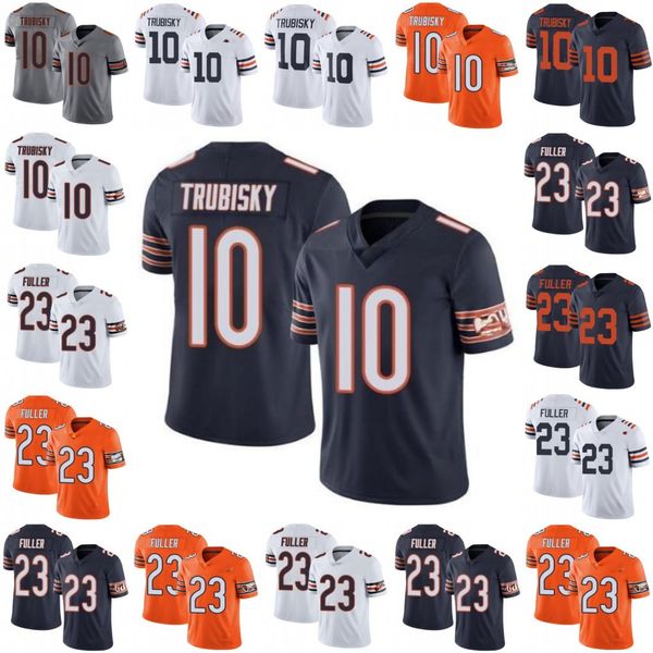 

men #10 mitchell trubisky 23 kyle fuller women youth jersey, Black;red
