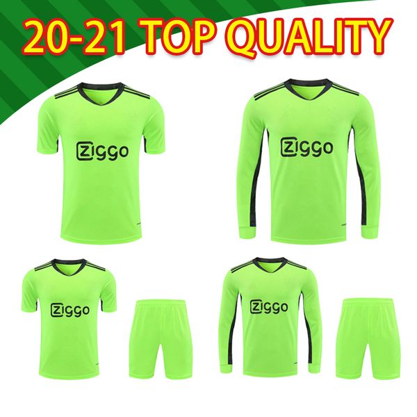 

ajax goalkeeper men 2021 maillot ajax soccer jersey nouri promes 20 21 football shirt, Black
