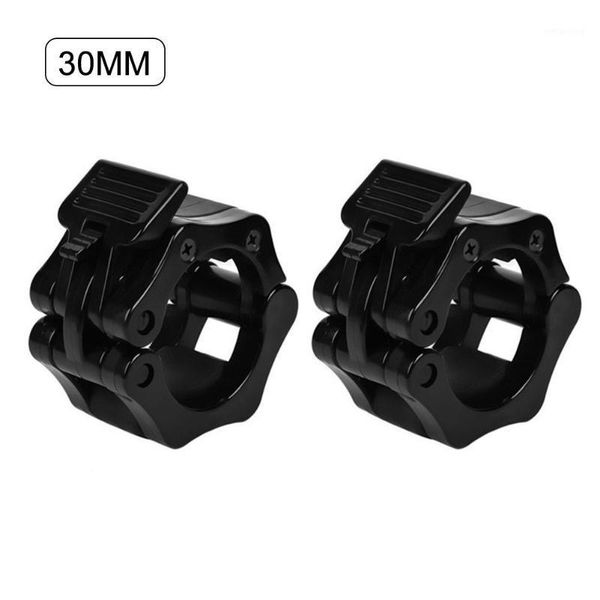 

1 pair 30mm dumbbells man weightlifting barbell clamps collars lock fitness musculation standard collars dumbbell gym jaw buckle1
