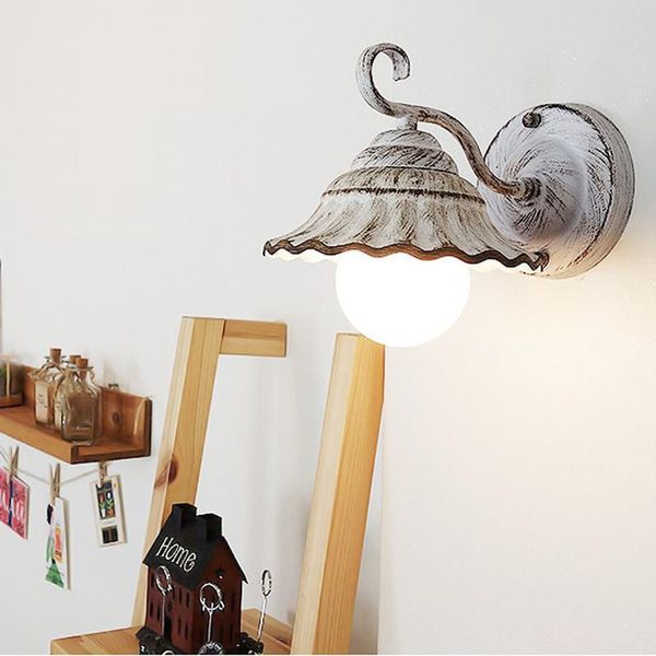 

wall lamp beautiful modern ceramic warm led bedroom bedside balcony retro rural living room decoration lb42002