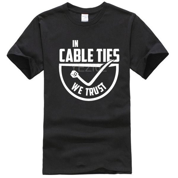 

в кабельных стяжек we trust t-shirt механик техник латать diy подарков смешной спорт толстовка с капюшоном толстовка