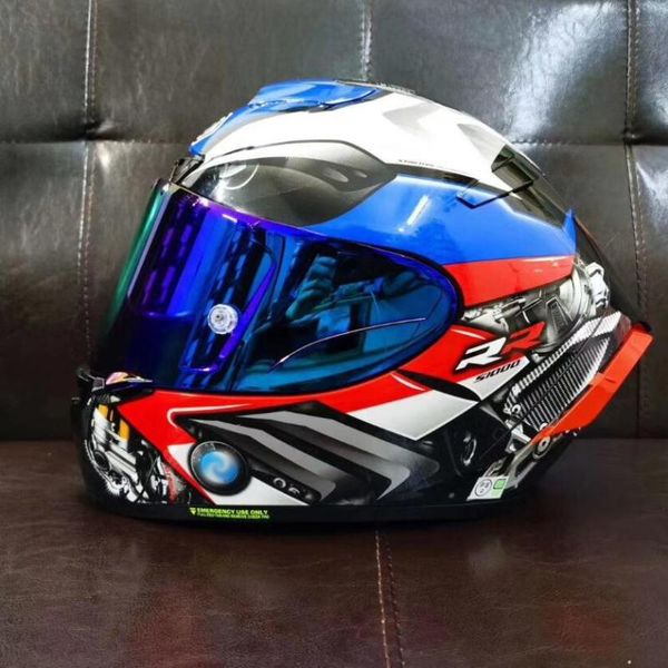 

full face rr s1000 motorcycle helmet x14 bm-ww blue color 14 helmet riding motocross racing motobike