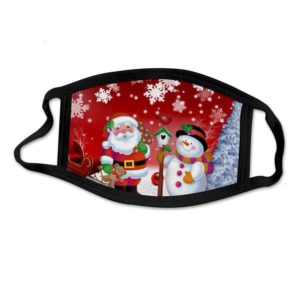 

fashion christmas cn xmas kids face masks anti dust snowflake mouth cover breathable washable reus