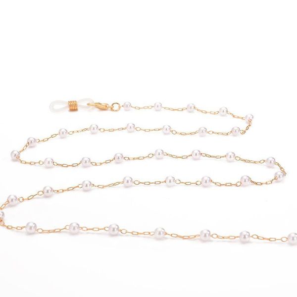 

2021 chic handmade mask chain pearl glasses chain sunglasses accessories hanging neck to glasses rope accessories h bbyzbk