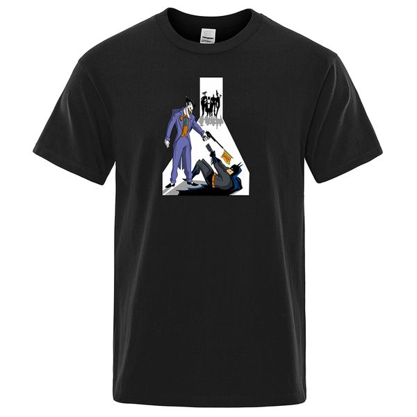 

funny jokers print for summer short sleeve bat streetwear hip hop tee sport hooded sweatshirt hoodie men t shirt