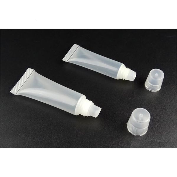 

factory price plastic refillable 5ml empty 10ml soft clear tubes balm lip lipstick gloss bottle cosmetic containers make