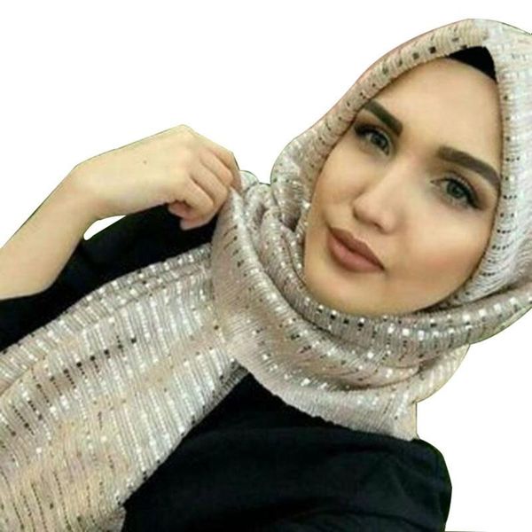 

женщины пришивания мусульманская hijabs платке шали исламская вуаль венчания шарфов национальный стиль женский шаль шарфы, Blue;gray