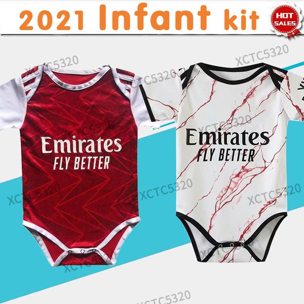 

2021 gunners baby kit infant soccer jersey #14 aubam e y a n g #9 la c a z e t t e baby soccer shirts gunner customized football uniforms, Black