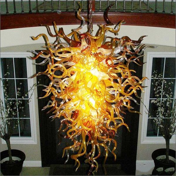 

отель amber hall цветные крытый декор ручной blow муранского стекла люстра, отель gellary art golden стеклянные подвесные светильники