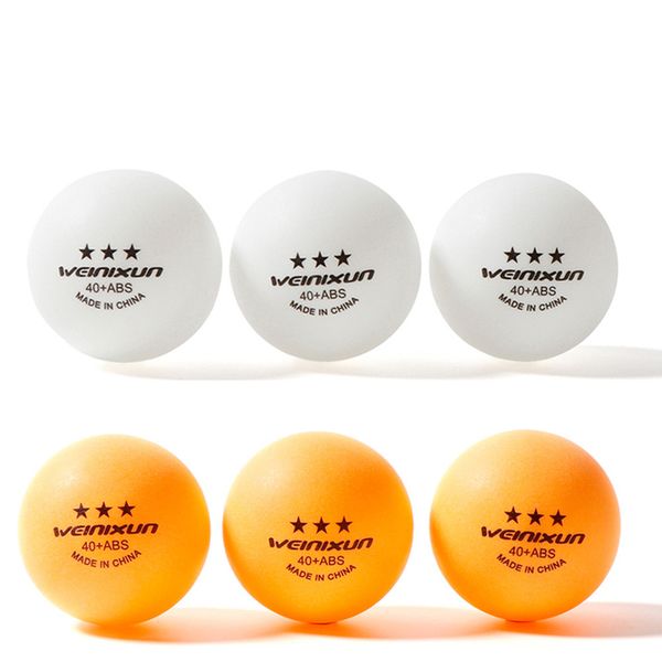 

10pcs abs material table tennis balls 3 star 40+mm 2.8g plastic ping pong balls for tabletennis tenis pingpong ball