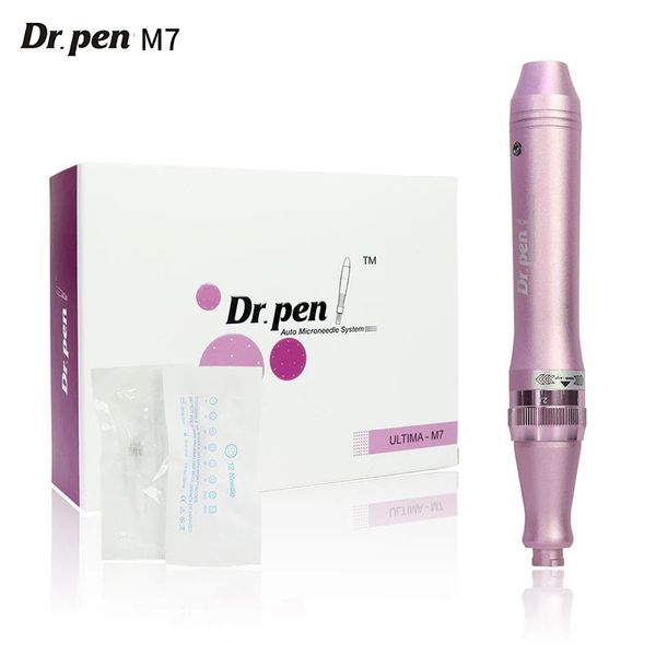 

dr. pen ultima m7 meso micro needling machine derma pen microneedle therapy cartridges needles facial care tools perfections