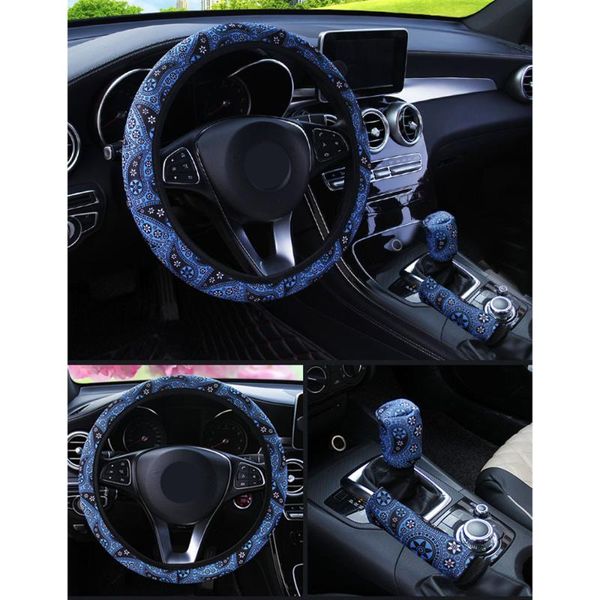 

replacement steering wheel cover parts for 15''/38cm blue wear-resistant