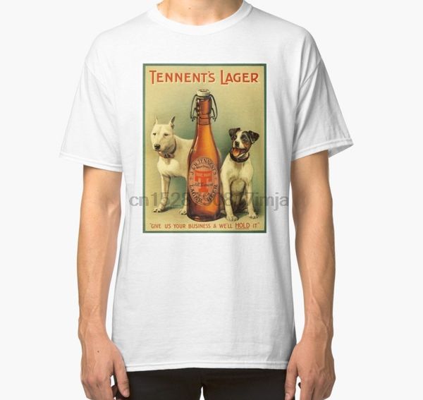 

мужчины tennents урожай светлое пиво реклама печати классических дизайнеров толстовки футболки толстовка