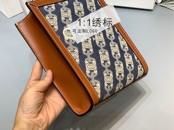 

ox hoof tote with tannin flower and cowhide slant cross bag