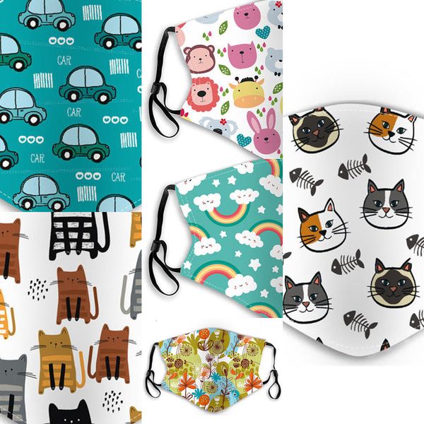 

child fashion mask kids designer face face masks cartoon mask pm2.5 anti fog haze dust protecti wiofwiof p3lc