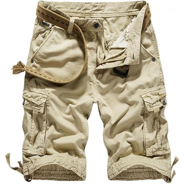 

men casual shorts cotton summer loose straight cargo shorts men plus size tactical roupas korean clothing xx60ms1, White;black