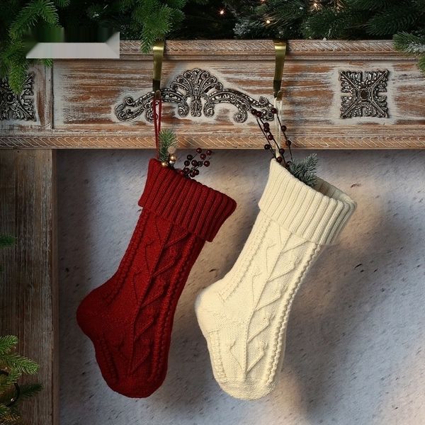 

nda3s knitting wool wall ornament christmas piece field layout christmas candy candypendant gift candy bag hanging berry branch 37cm 0kwro