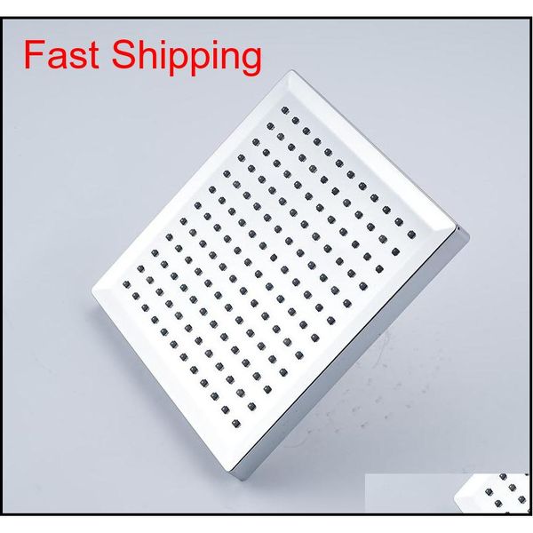 

selling 8 inches abs plastic material rainfall shower head with led li qylner bdesports