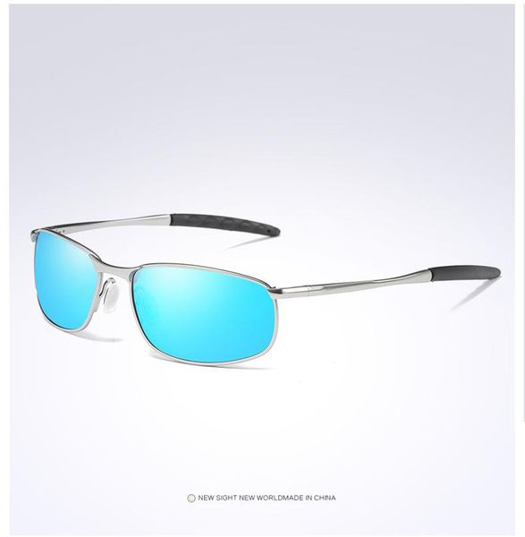 

sunglasses fluid rectangle polarized fashion sports man 2021, White;black