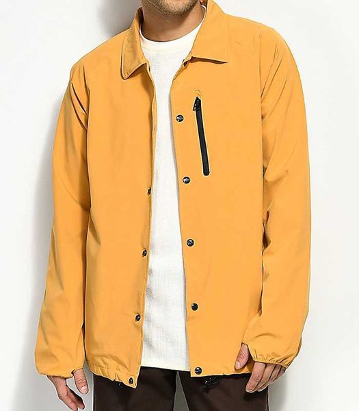 

waterproof outerwear men wholesale blank outdoor jacket with chest zipper, Black