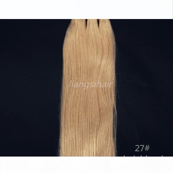 

indian hair extensions brazilian indian malaysian peruvian human hair weave straight hair weft grade 6a 100g 1pcs 18" 16# ash blonde, Black