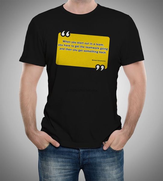 

michael schumacher on teamwork teamwork quotes t-shirt s to 5xl sport hooded sweatshirt hoodie