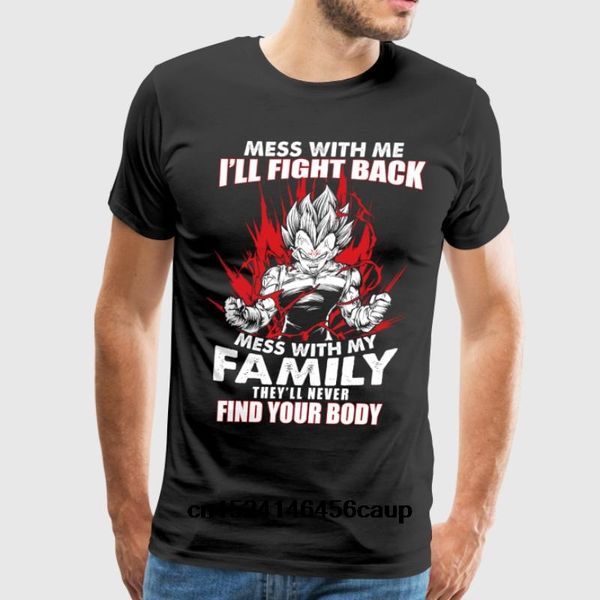 

100% cotton o-neck custom printed men t shirt super saiyan majin vegeta i ll fight back women t-shirt sport hooded sweatshirt hoodie