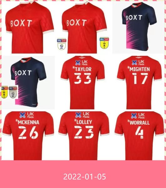

21 22 nottingham soccer jerseys forest lolley grabban 2021 2022 watson cash football shirt silva ameobi men thailand jersey, Black;yellow