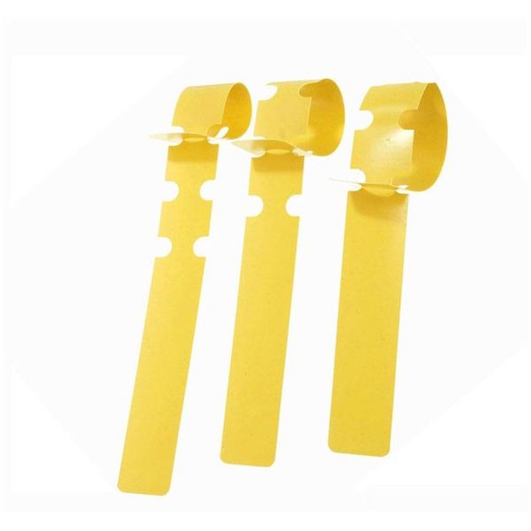 

10set/100pcs waterproof plastic plant hanging tags nursery gardening labels 2x20cm gardening label for plants garden qylnrr mj_bag