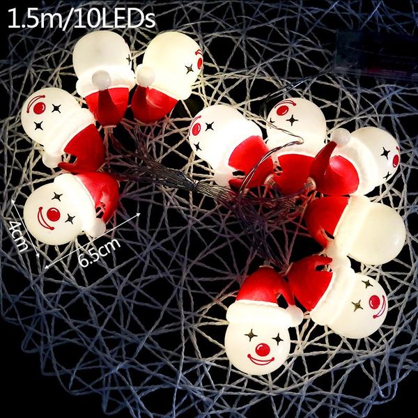 

1.5m 2m 10led christmas decoration for home santa claus led light string festival bar home party decor xmas new year ornament bbyrpi