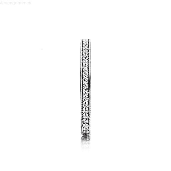 

cz real 925 diamond sterling with silver original box fit pandora wedding ring engagement jewelry for women ps0878