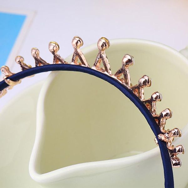 

1 pc lady head hoop women elegant princess headband crown rhinestone hair hoopgirls solid color temperament hair accessories q bbysxu