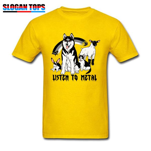 

listen to metal husky print для мужской yellow summer cartoon pet dog печать streetwear сумасшедшая easter спорт толстовка с капюшоном толст