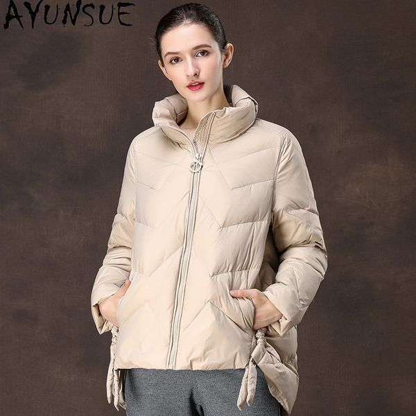 

ayunaue coat female women's clothing ultra light down jacket women autumn winter korean 2020 ropa mujer 99001 pph679, Black