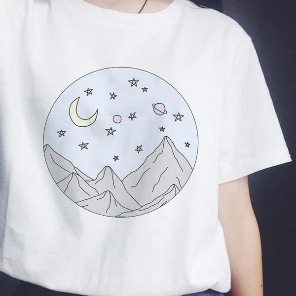 

japanese style t-shirts for women sunset over the sea harajuku white tshirt korean tshirt summer 2019 tee shirt femme