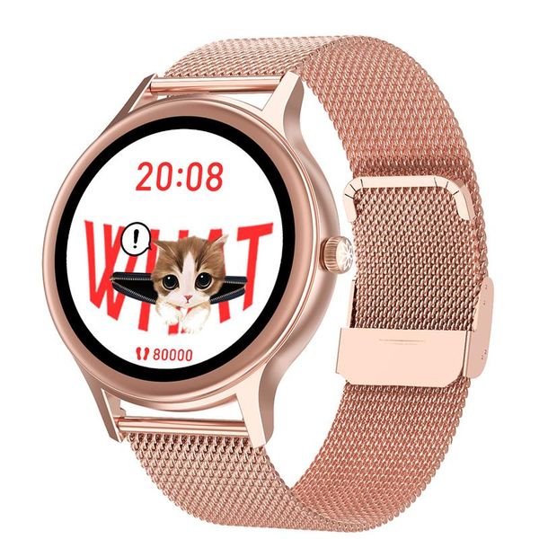 

смарт часы dt66 для женщин женский smartwatch частота сердечных сокращений монитор артериального давления кислорода менструальный напоминани