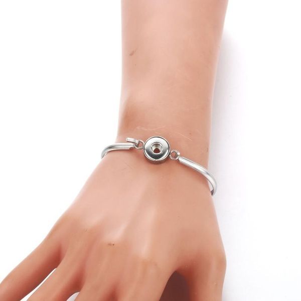 

removable snap bracelet jewelry 12mm snaps button stainless steel chain bracelet charm bracelet snap jewel bbyhsm, Golden;silver