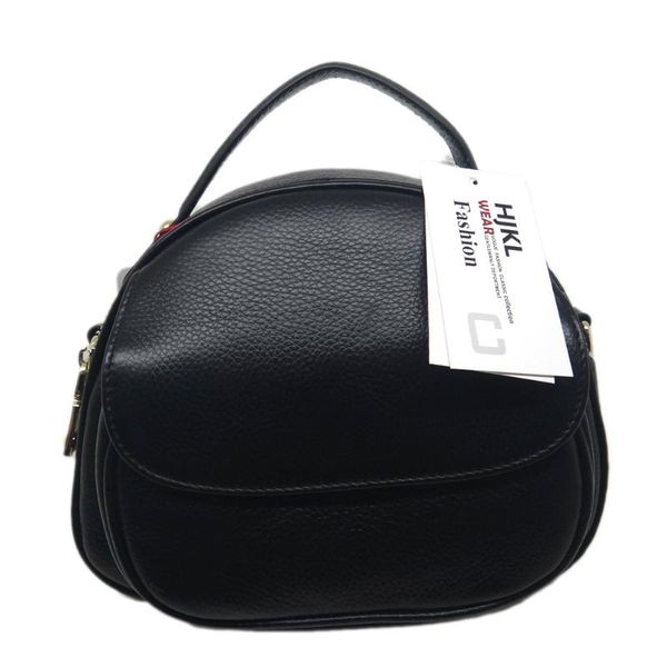 

new female black bag ladies bag fashion round portable ing