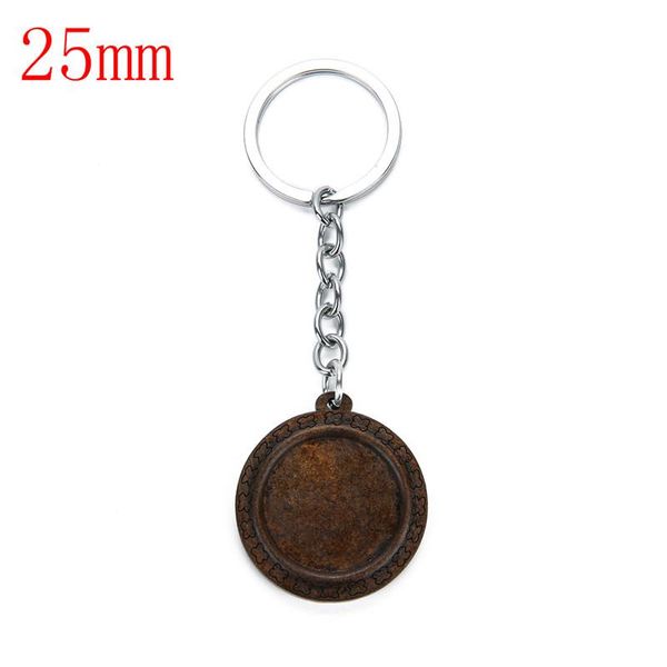 

louleur brown wood cabochon base 25 мм 30 мм diable blank деревянные ключевые кольца подвесные поддоны для diy ключей цепочки ювелирных изде