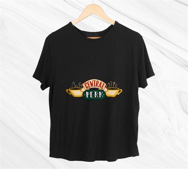 

central perk friends tv show art print shirt short sleeve graphic t-shirt tee loose size tee shirt sport hooded sweatshirt hoodie