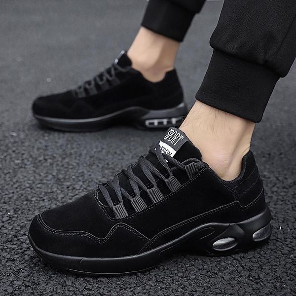 

small size thickened casual sports cushion increased suede leather