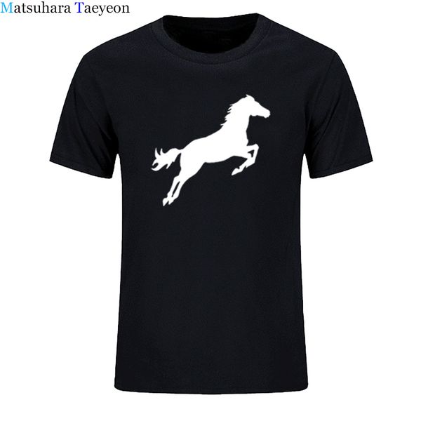 

matsuhara taeyeon brand short sleeve round collar fashion jumping horse the tshirt printing xs xxxl hooded sweatshirt hoodie men t shirt