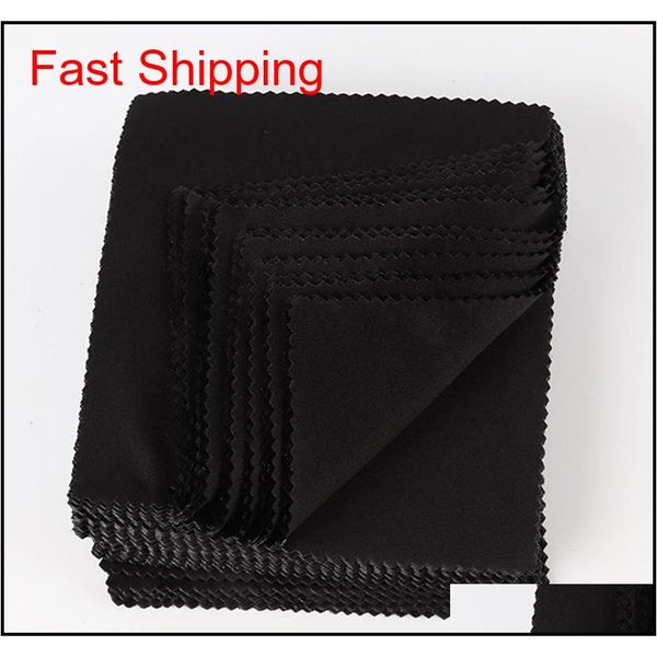 

13x13cm black microfiber sunglasses cloth reading glasses cleaning cloth for eyeglasses case glasses 100p qylxrw bde_home