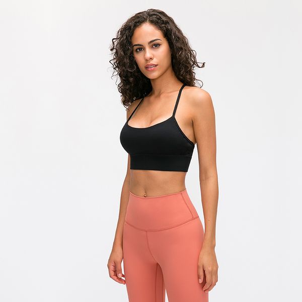 

women y shape straps sports bras light support yoga gym fitness bra with removable pads activewear workout clothes, White;black