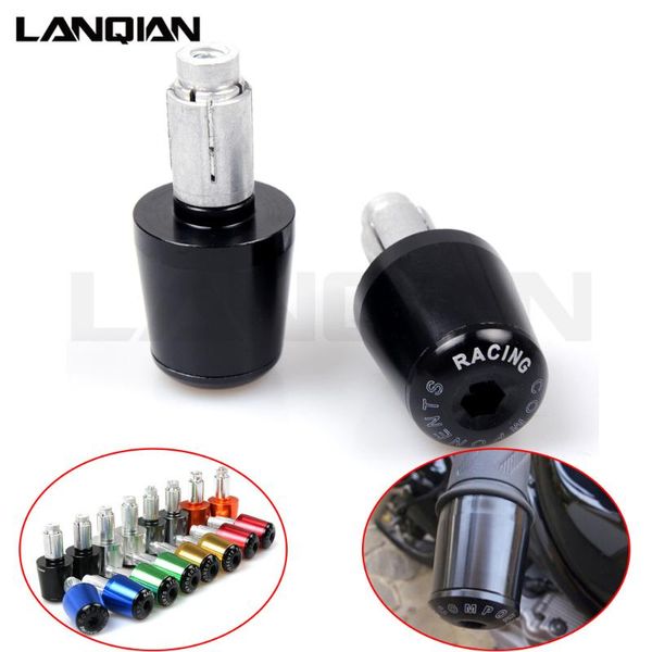 

7/8'' 22 mm cnc motorcycle handlebar handle bar grips ends for zx6r zx636 zx10r z1000 z750r z1000sx ninja 1000