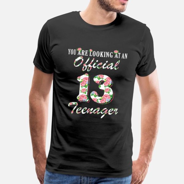 

official 13 teenager 13th birthday 13 years old te designers graphic t shirt cool black casual tracksuit hoodie sweatshirt