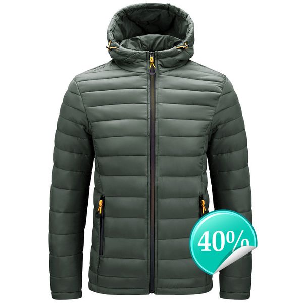 

men's winter warm outdoor down jacket fashion 71p9ab0, Black