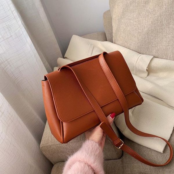 

new retro female big bag quality pu leather women's designer handbag ladies briefcase tote shoulder crossbody messenger bags