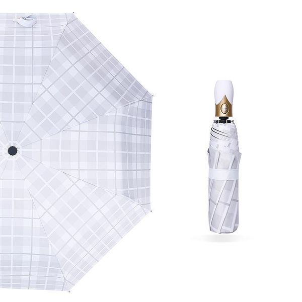 

matic umbrella rain check pattern three folding umbrella men and women umbrella windproof parasol bbytgq bwkf