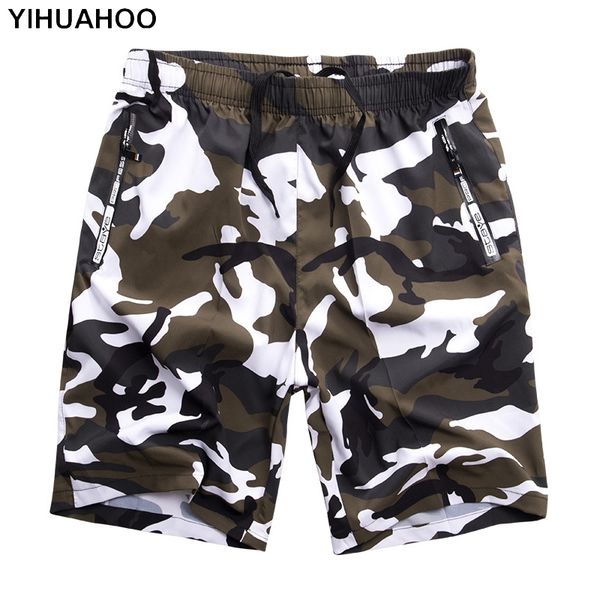

yihuahoo casual summer men plus size 6xl 7xl 8xl bermuda board camouflage beach shorts printed punk mens short pants y200403, White;black
